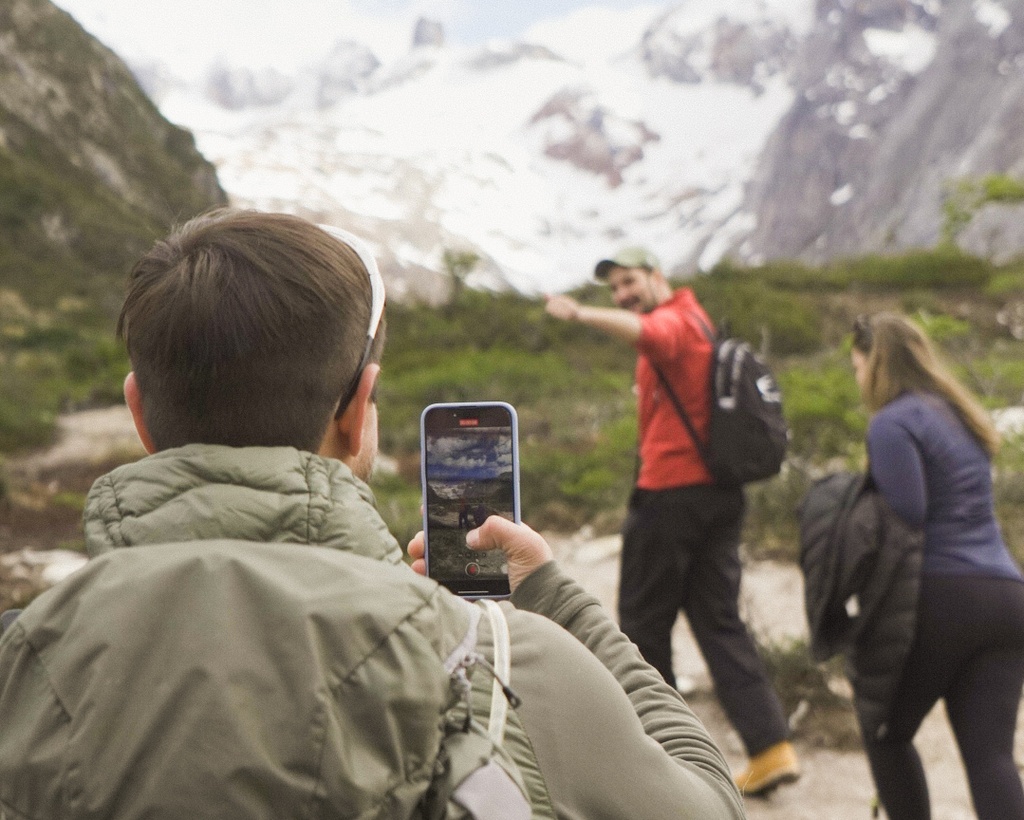 Sendero hacia Laguna Esmeralda