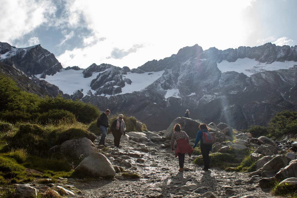 Glaciar Martial vista 2