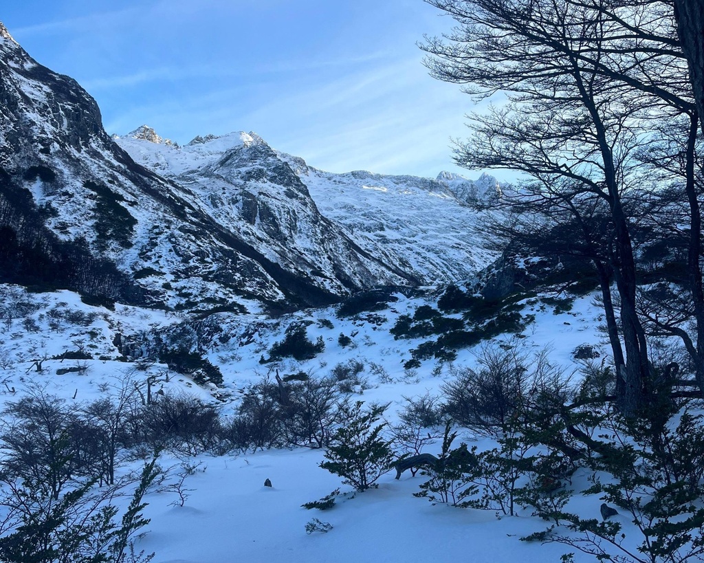Sendero Laguna Esmeralda Congelada