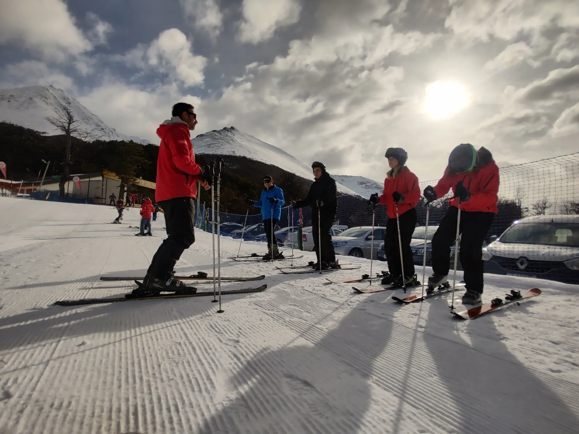 Aula de Ski ou Snowboard Dia Inteiro no Glaciar Martial (Adulto acima de 13 anos)
