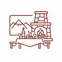 Dinner by the fire